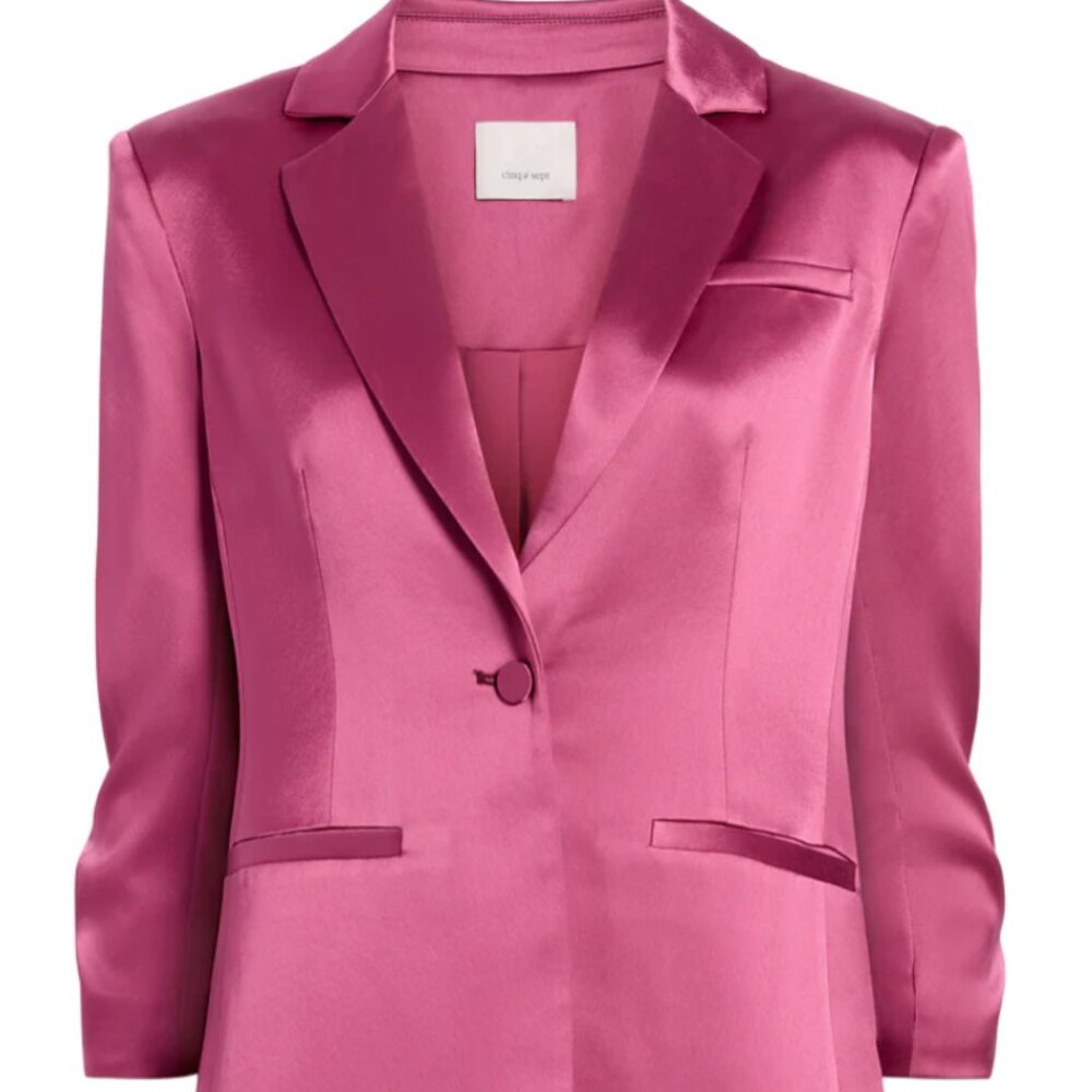 Cinq a Sept Smooth Satin Khloe Blazer